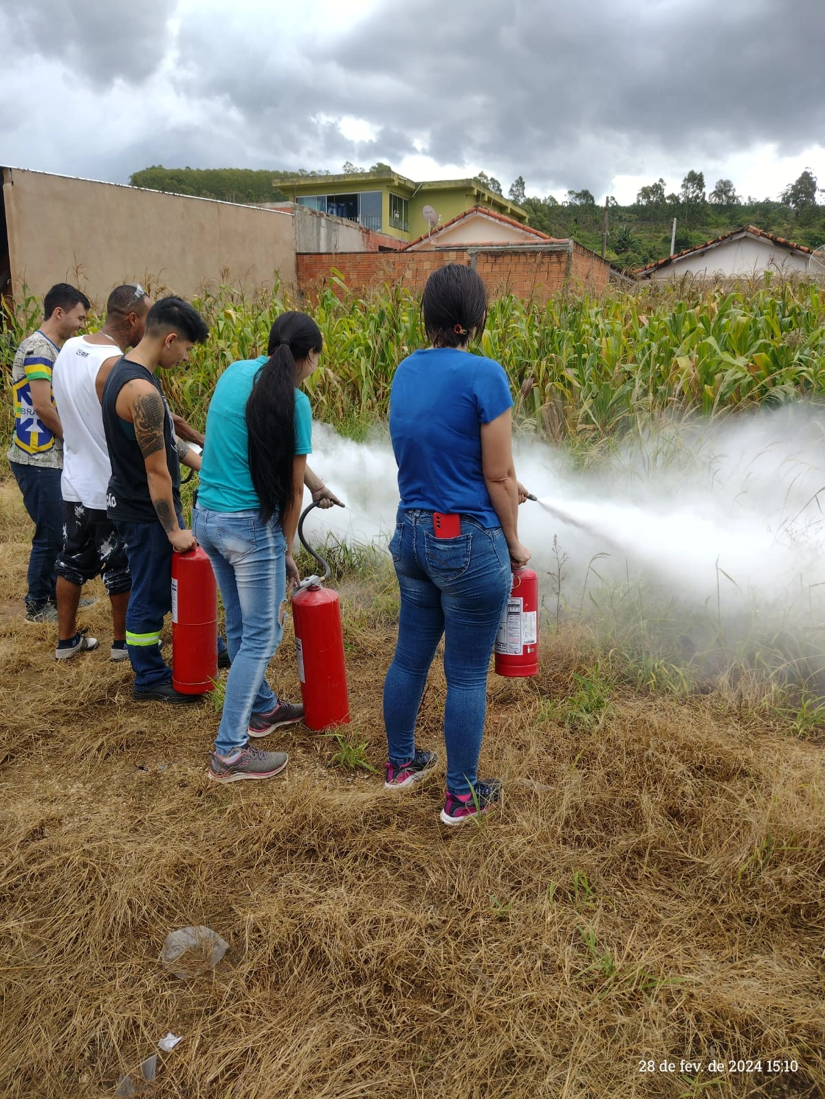 Treinamento de incêndio nas empresas